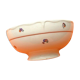 Salad bowl faience floral decoration, 1930