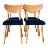 Chaises en bois de hêtre, Tchécoslovaquie années 50