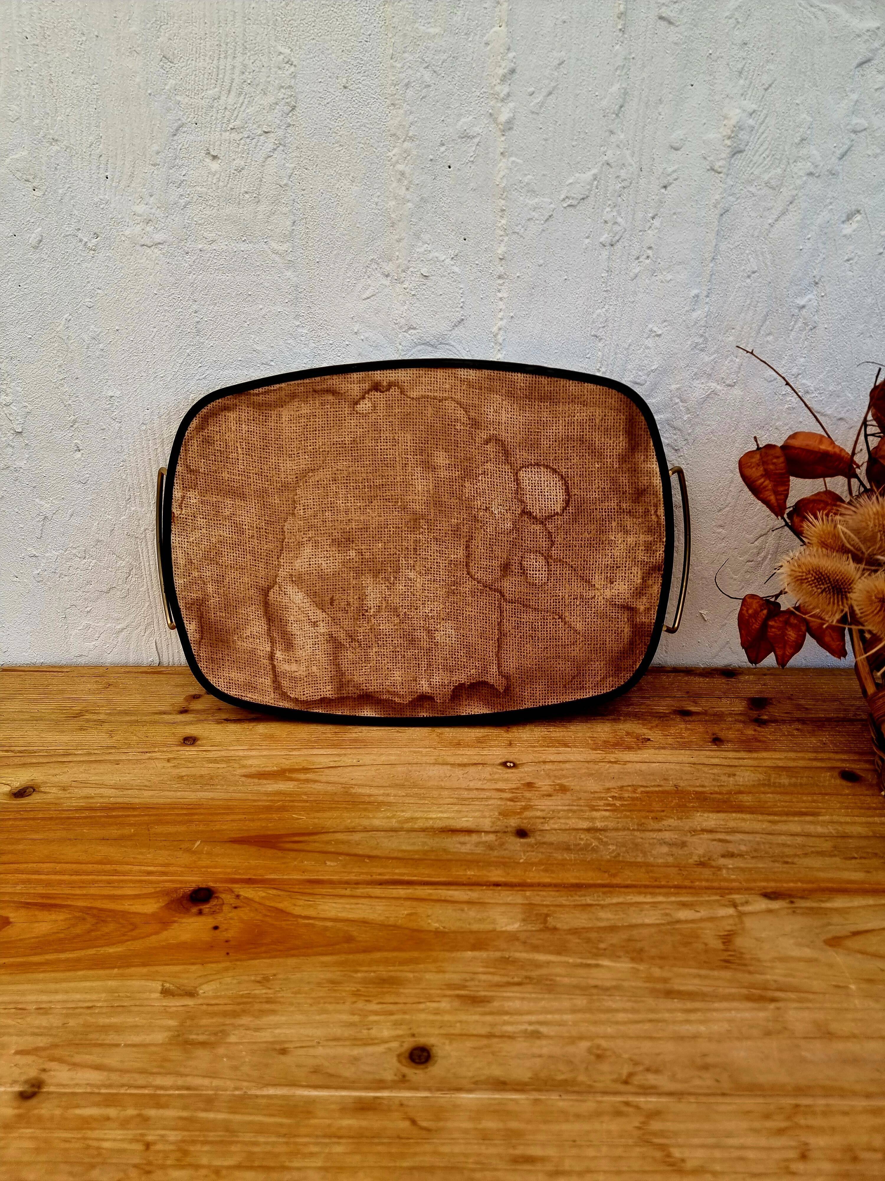 Vintage hunting formica tray