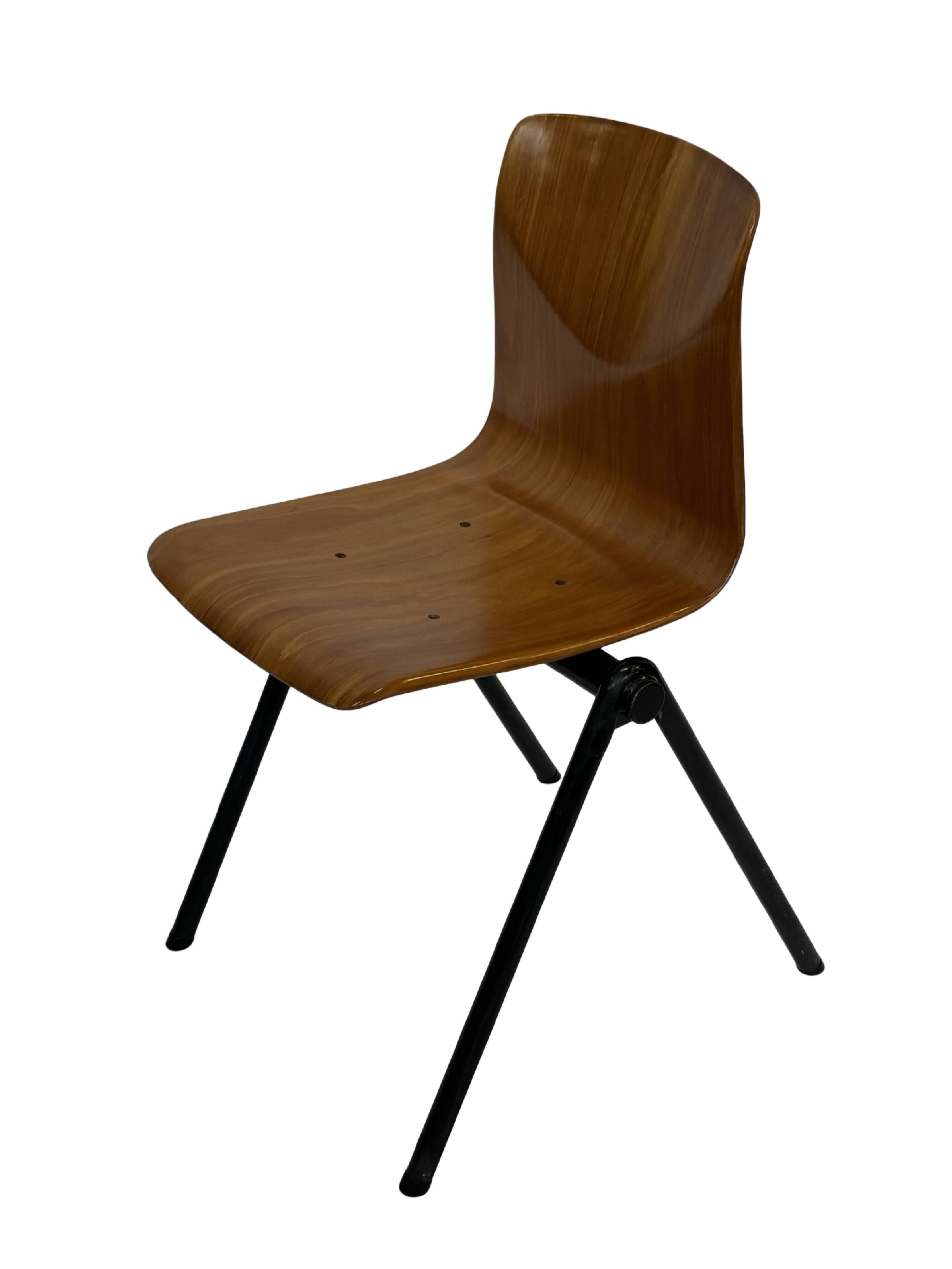 Vintage Chair Galvanitas Pagholz school chair design Dutch design