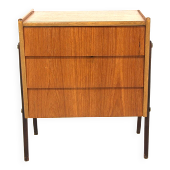 Scandinavian teak chest of drawers, Sweden, 1950