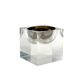 Space age clear lucite ashtray, Italy 1970s