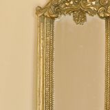 19th century Baroque Rococo gilded mirror triptych