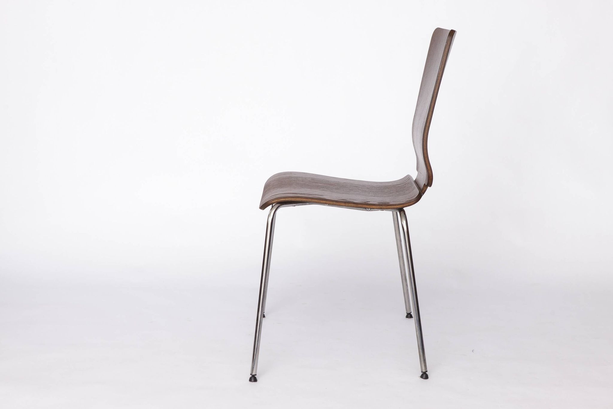 Chaise Gilbert IKEA – Chaise de salle à manger empilable vintage des années 1990, contreplaqué de teck