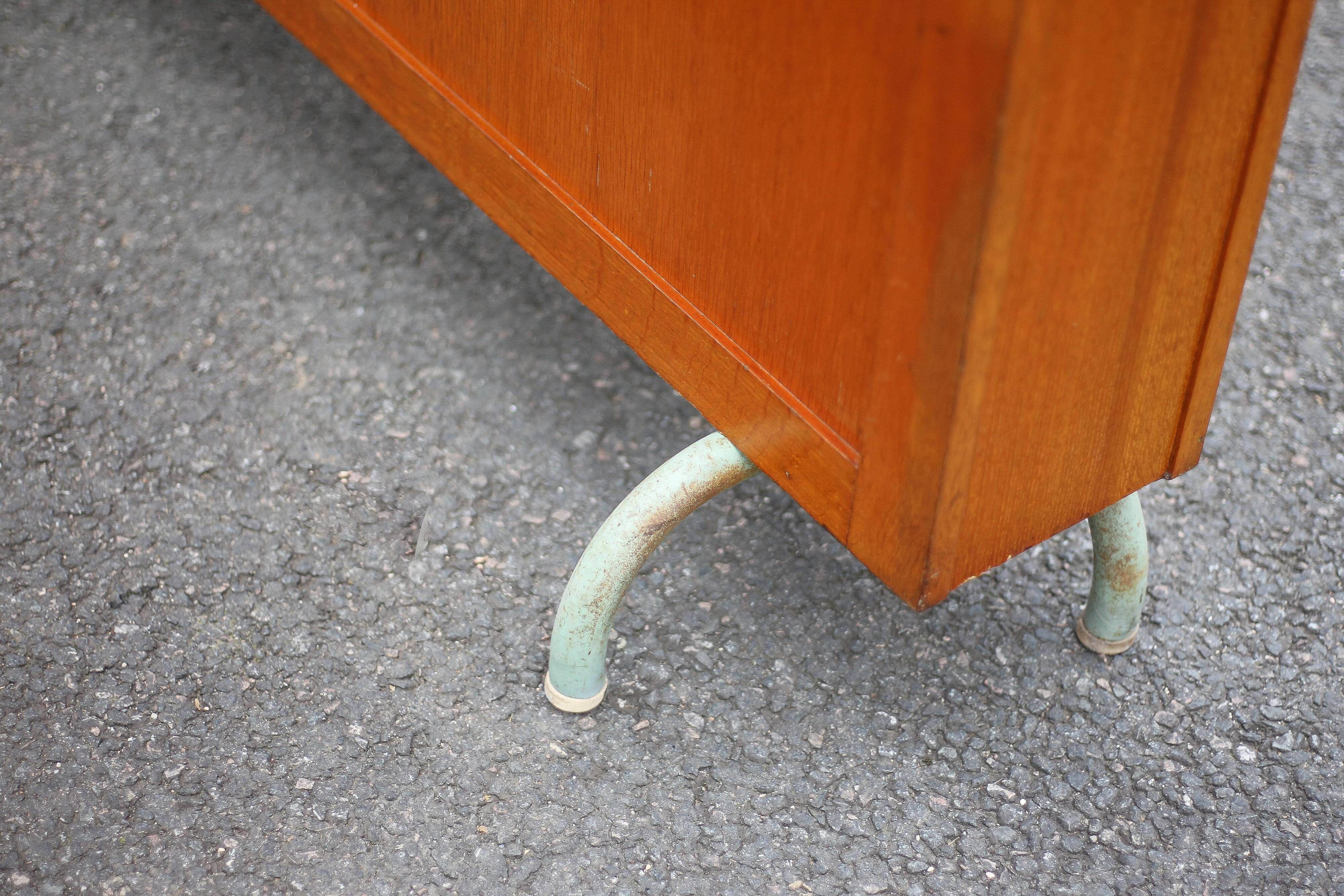 Storage furniture, school furniture, wooden furniture, vintage furniture from the 60s, interior decoration