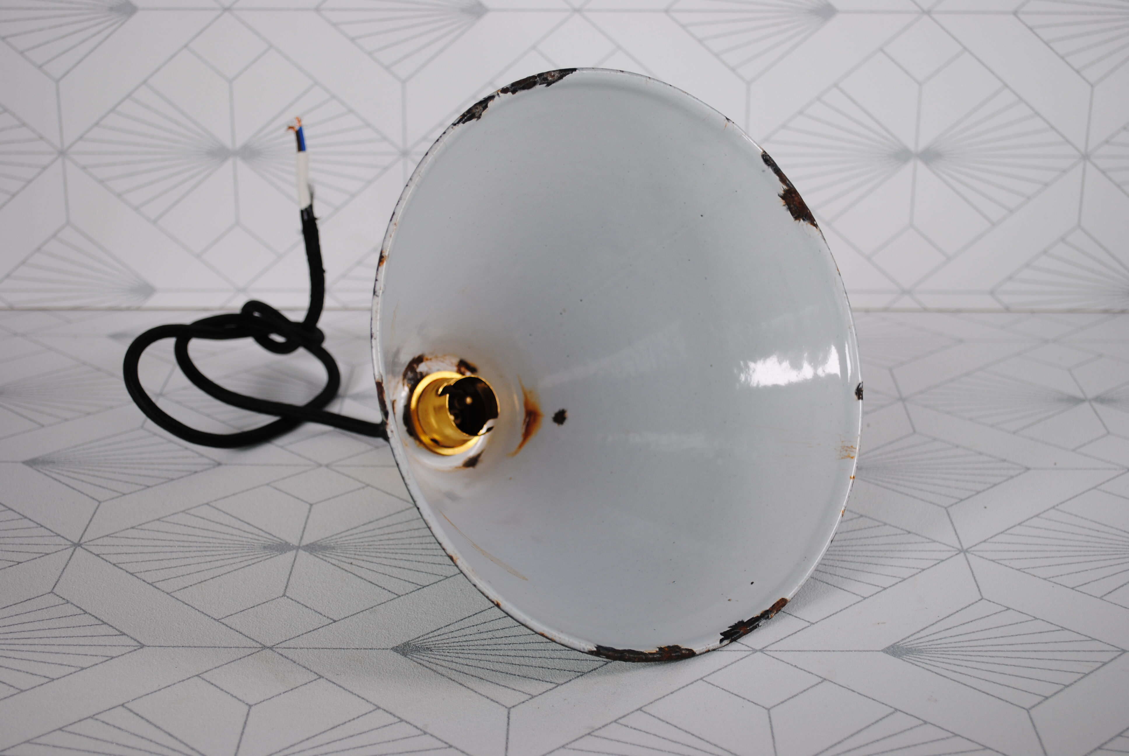 Enamelled industrial hanging