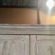 White patinated wardrobe