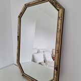 Vintage octagon mirror