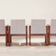 Suite de quatre fauteuils de Dyrlund en teck