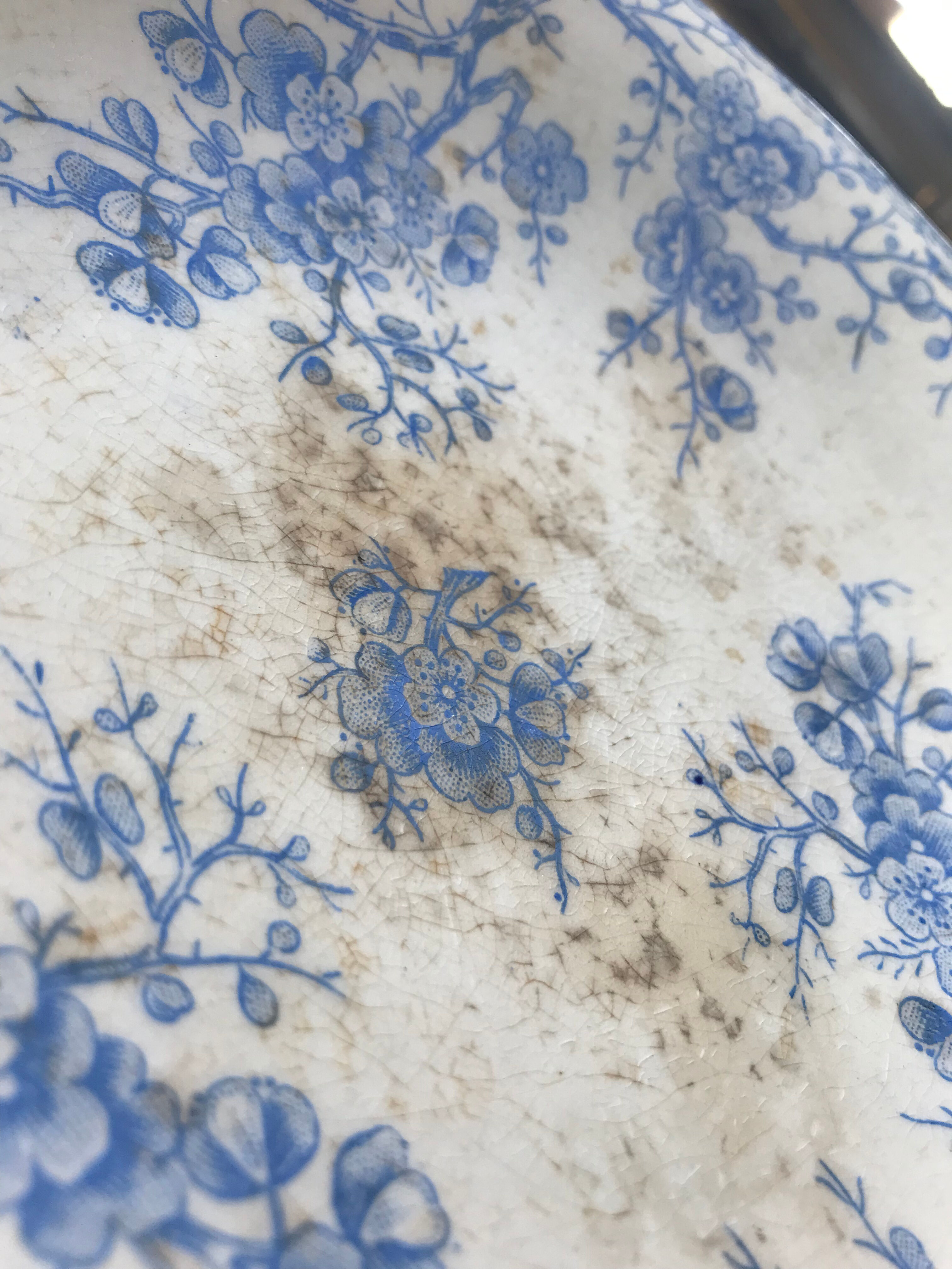 Compotier on piedouche in Gien earthenware