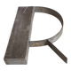 Metal letter R 1930s Height 25 cm