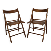 chaises pliantes vintage