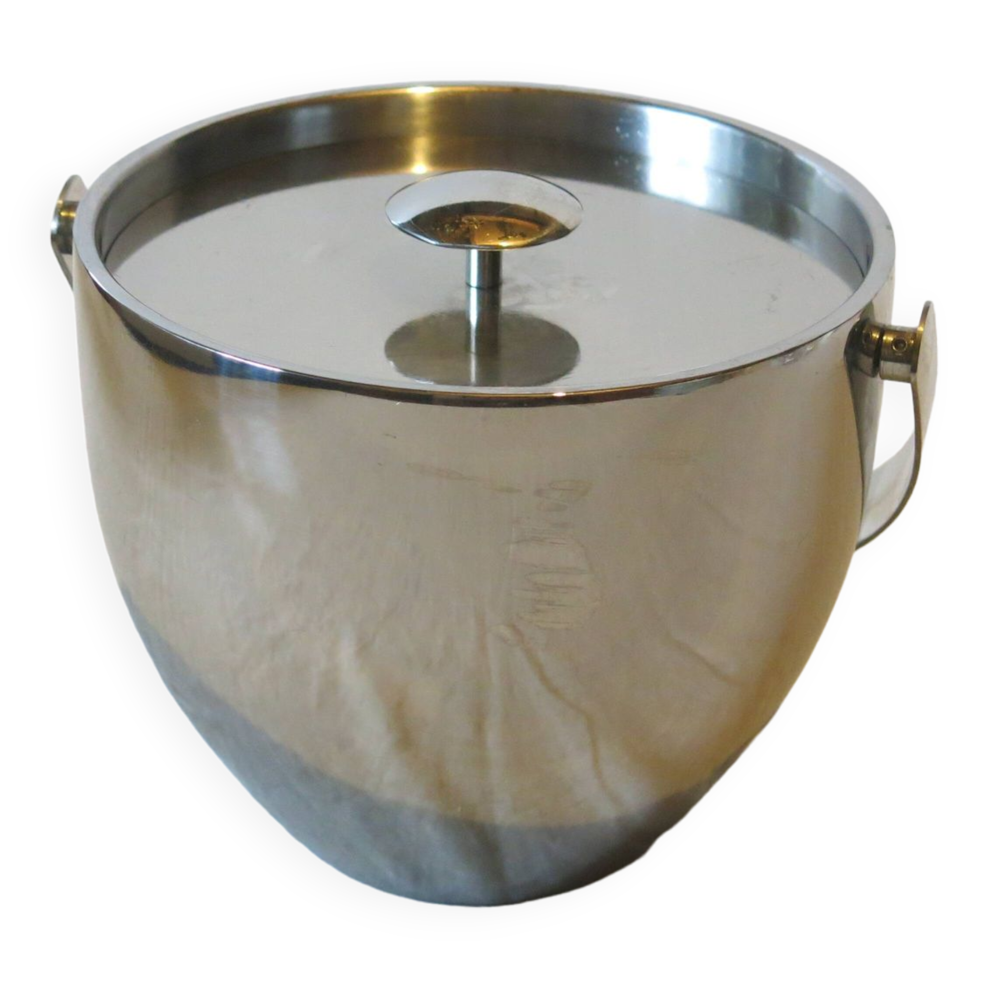 Pot à glaçons en inox en bon état