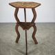 Circa 1900 Central European Hand-Carved Beech Side Table
