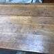 Old farmhouse table in solid oak