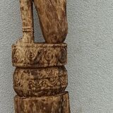 Ancient wooden ancestor statue of the Leti Islands, Indonesia