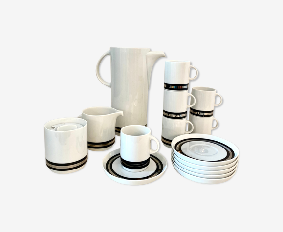 Service à café en porcelaine