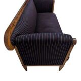 3-seater Directoire sofa, walnut wood – Good condition