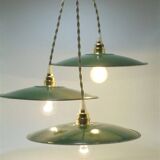 Suspensions in green enamelled sheet metal