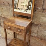 Ancienne console de lobby en teck birman