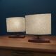Pair of Scandinavian bedside lamps 1960
