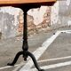 Table bistrot ancienne  pieds fonte