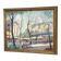 Swedish Oil on Panel "Lakerstationen” by L. Knut Norman Vintage & Framed 46×38cm