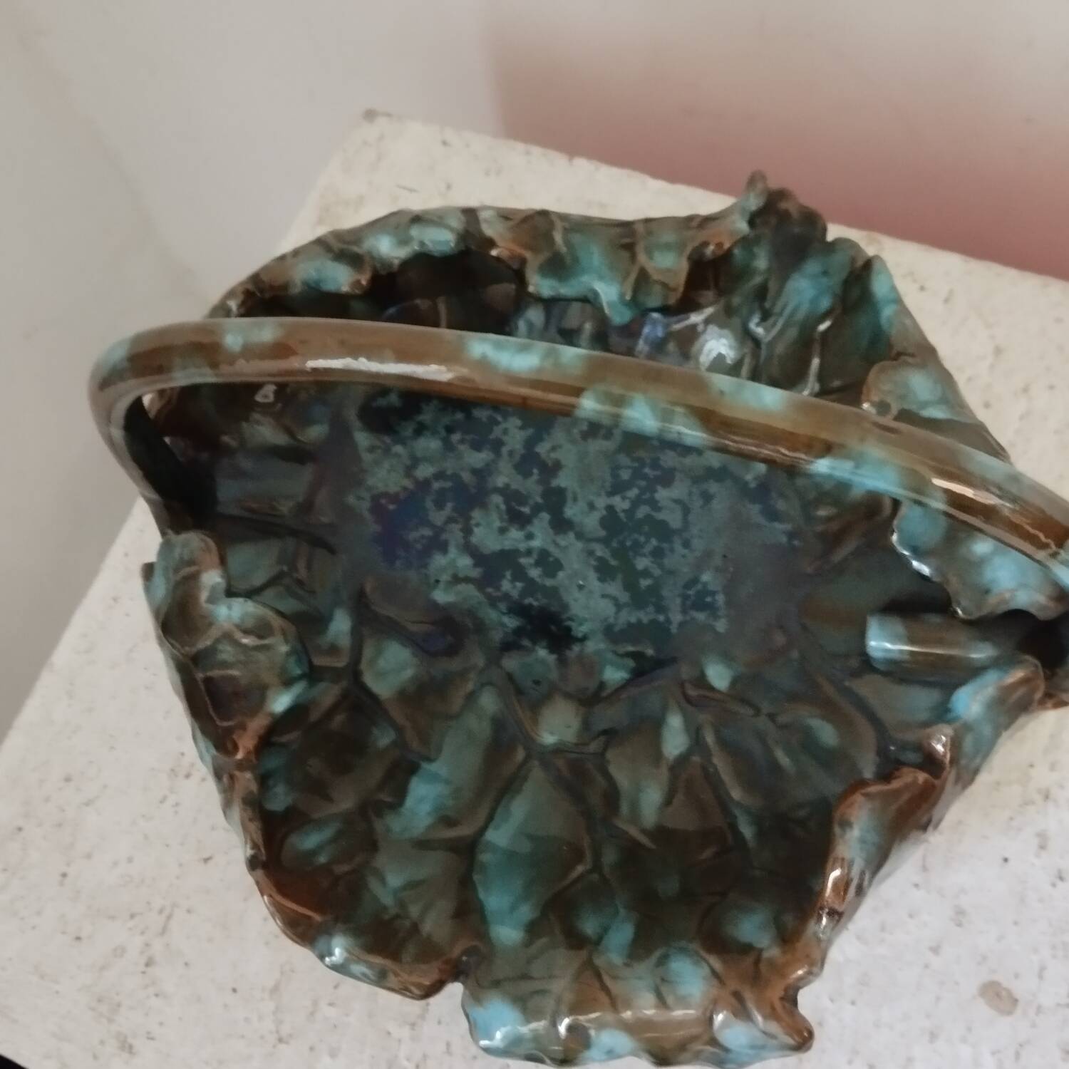 Coupe céramique art-nouveau Clement Massier