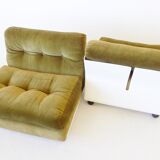 C&B Italia Amanta set of 2 lounge chairs by Mario Bellini 70s