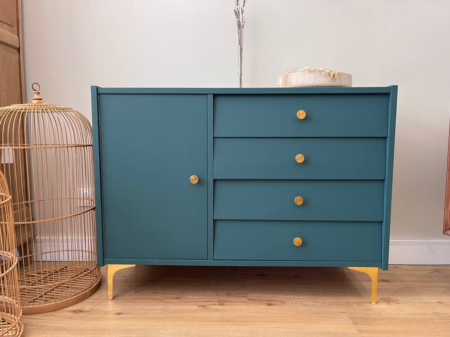 Green buffet from the 50s