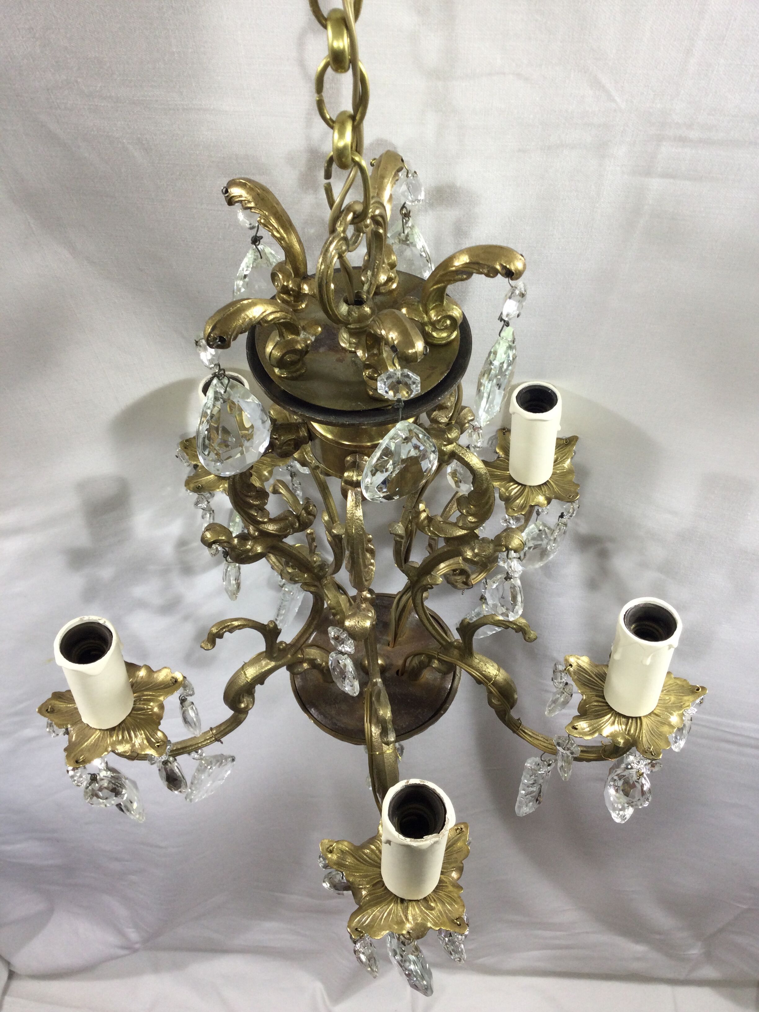 5-light cage chandelier