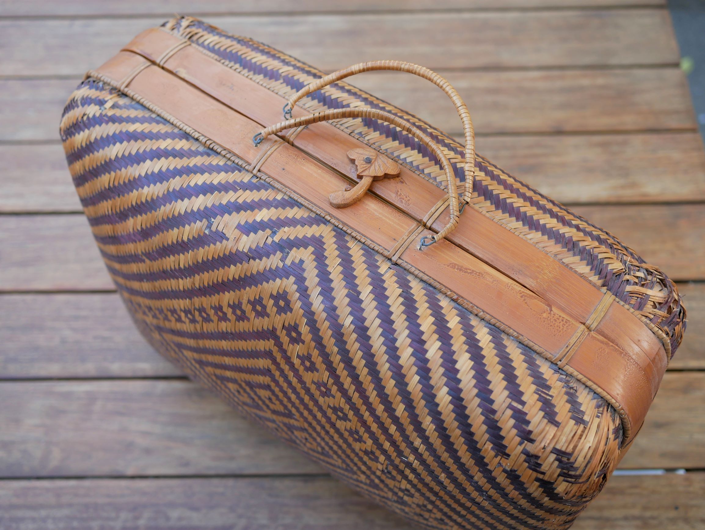Vintage Wicker suitcase
