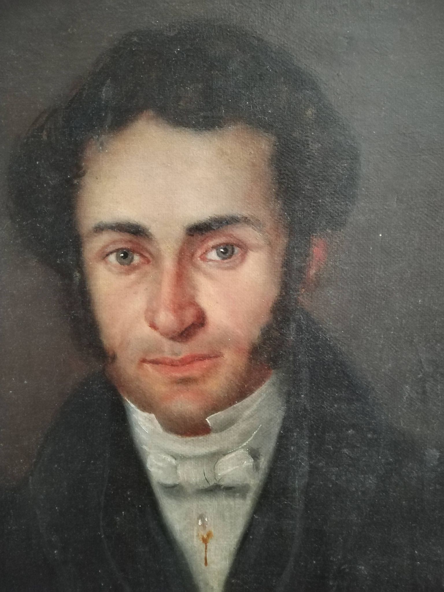 Oil on canvas 19th century man