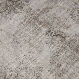 Grey Oushak Antique Wool Carpet