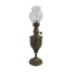 Copper and brass oil lamp