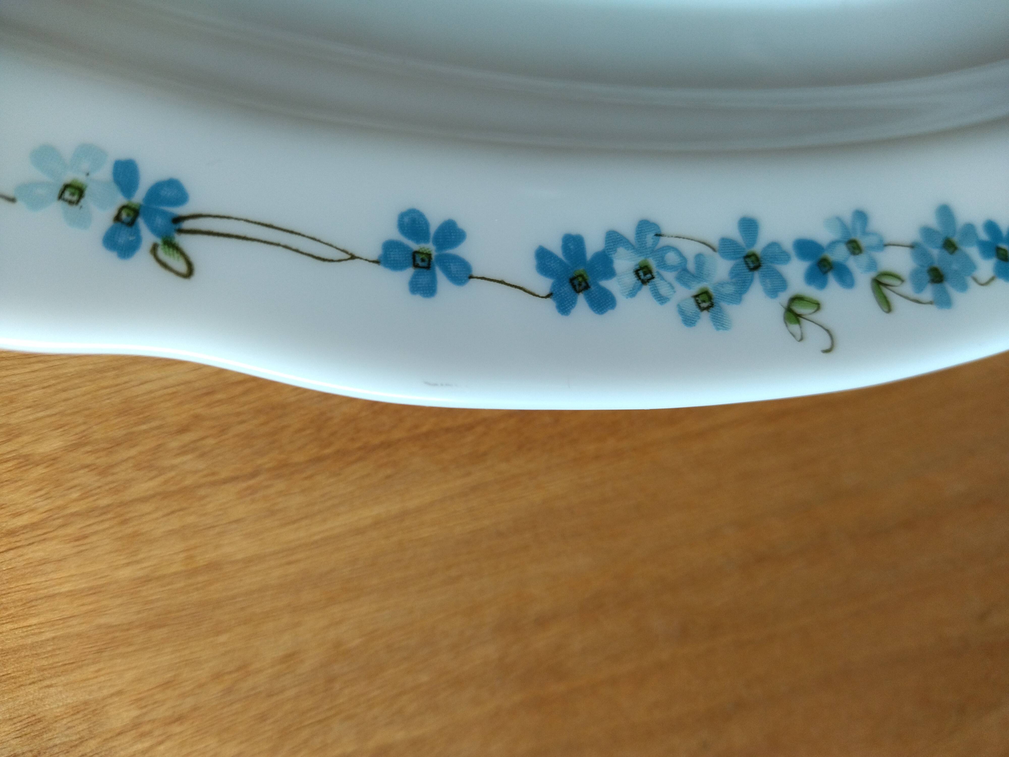 Serving dish arcopal forget-me-not Vintage Veronica