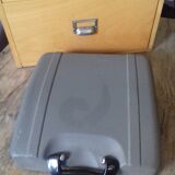 Typewriter in his metal box japy