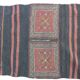 Vintage Turkish hallway rug 49x180 cm