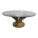 Regency coffee table with faceted glass top