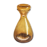 Biot blown glass decanter