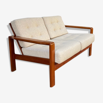 Scandinavian teak sofa from the 60s 70s vintage Danish design