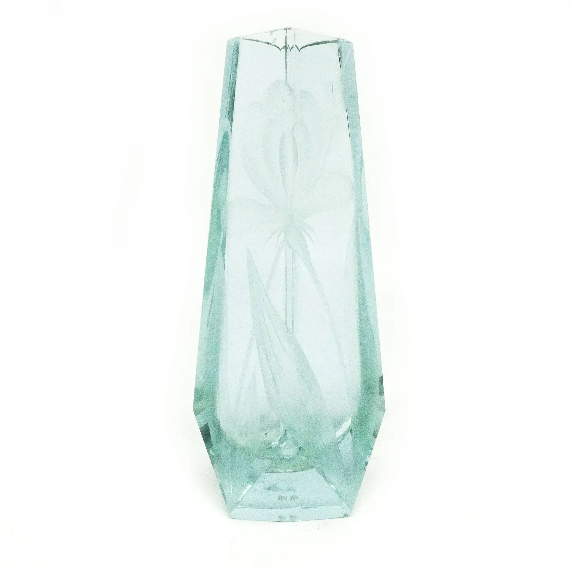 Art Nouveau vase, alexandrite crystal glass, Moser, Czechia, early 20th century