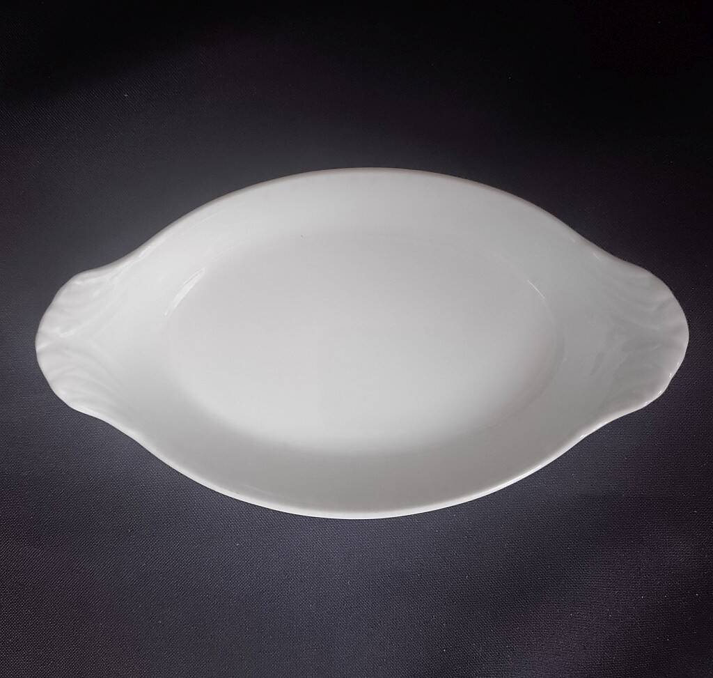 Pillivuyt Oval Au Gratin White Baking Dishes Porcelain-set 2
