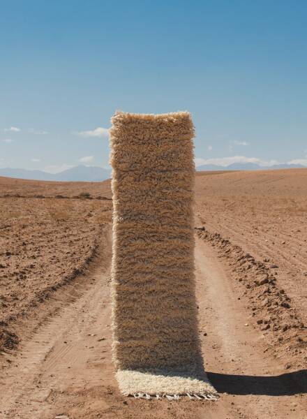 Pre-order fluffy Beni Ouarain runner rug 70×300 cm
