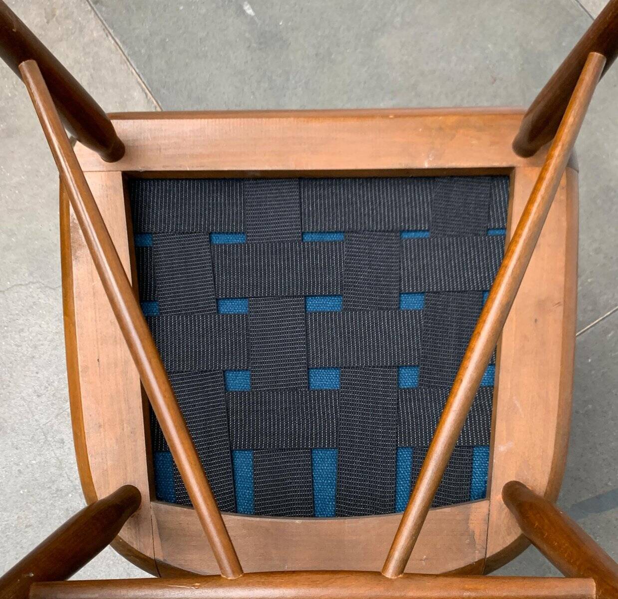 Mid-century rocking chair by Børge Mogensen for FDB Møbler, 1960s