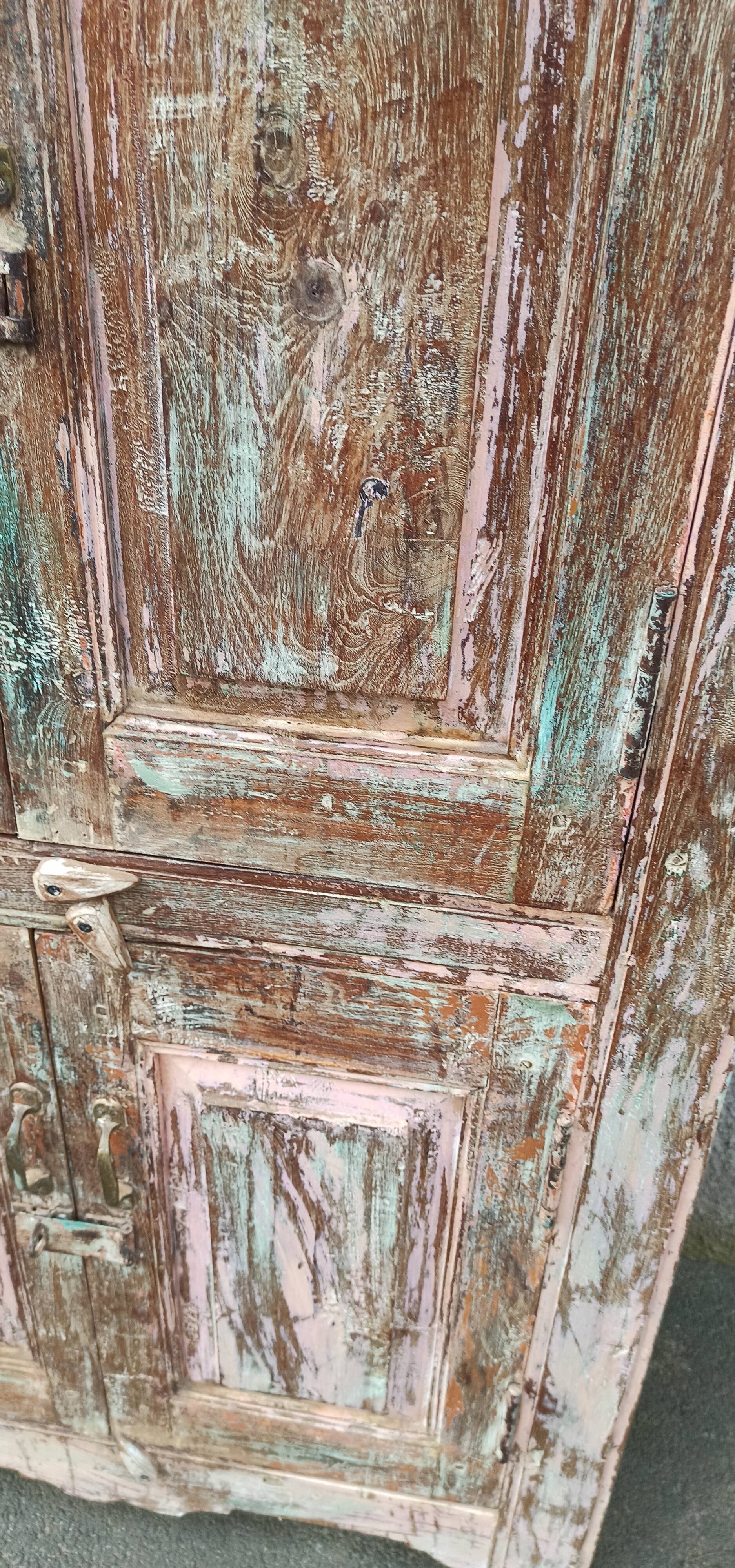Antique wooden wardrobe