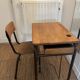 School desk with its chair