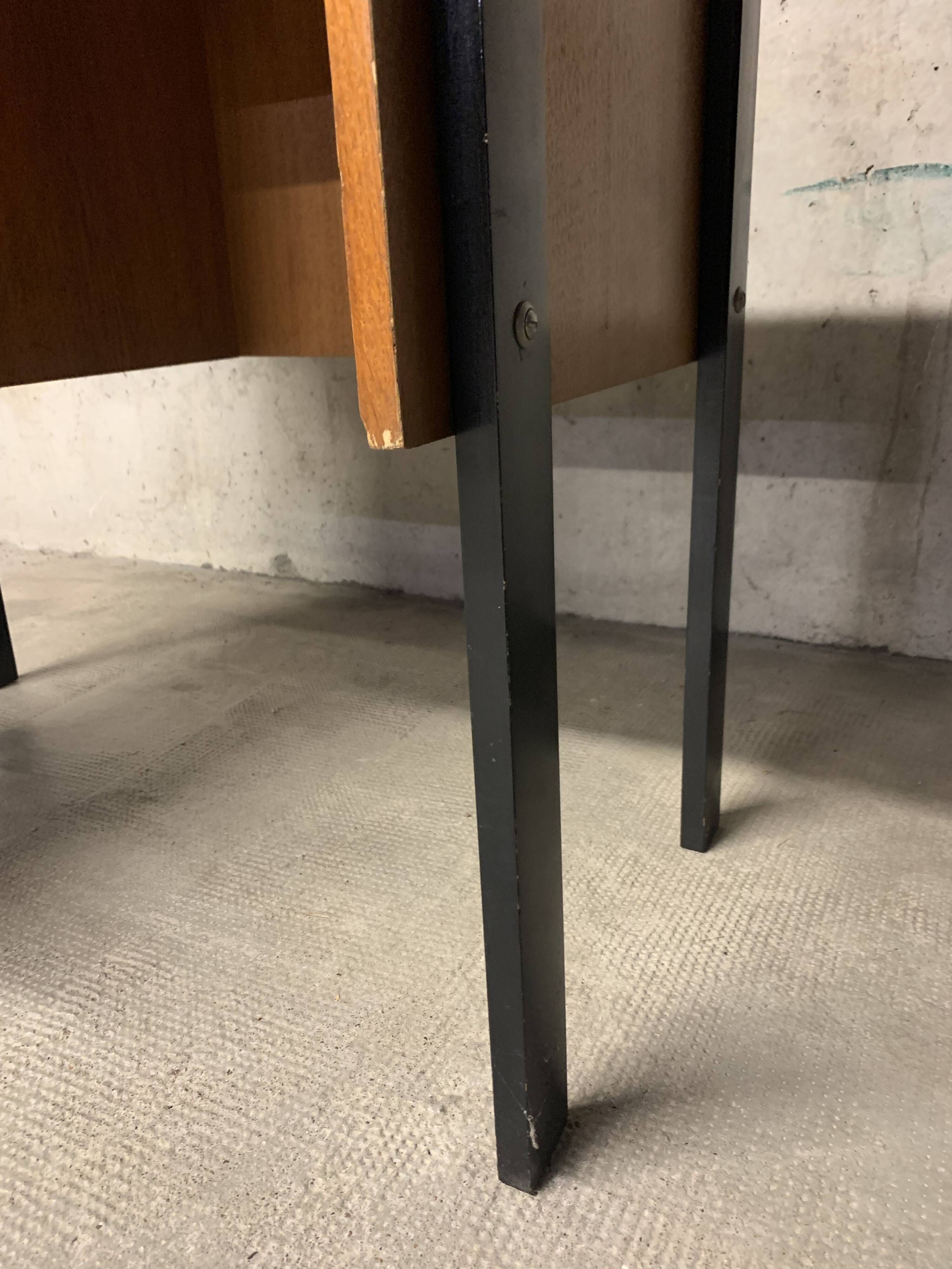 Vintage Look Wooden Desk Retro Design 1950 1960