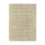 Hand-knotted contemporary turkish beige carpet 201 cm x 278 cm