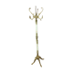 Coat holder on onyx and gold metal foot